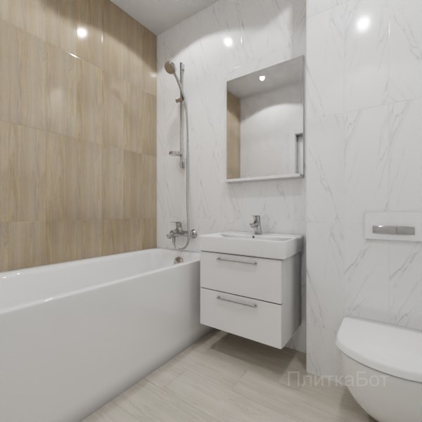 ALMA ceramica 2026, Токио, Контрастные стены вертикально, палубная №2