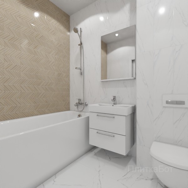 ALMA ceramica 2026, Токио, Контрастные стены вертикально №3