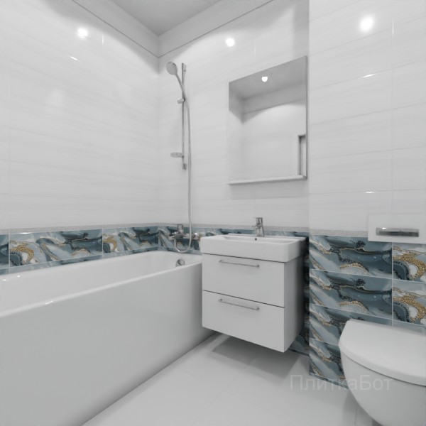 ALMA ceramica 2026, Тори, Низ-верх, бордюр и полоса №1