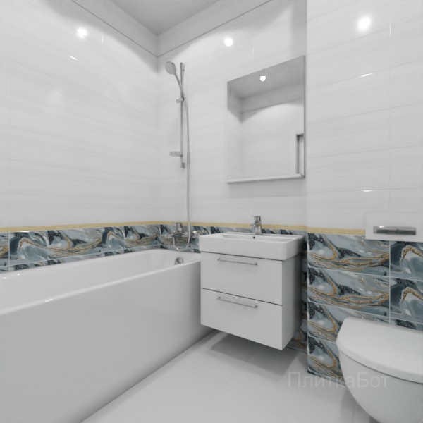 ALMA ceramica 2026, Тори, Низ-верх, бордюр и полоса №6