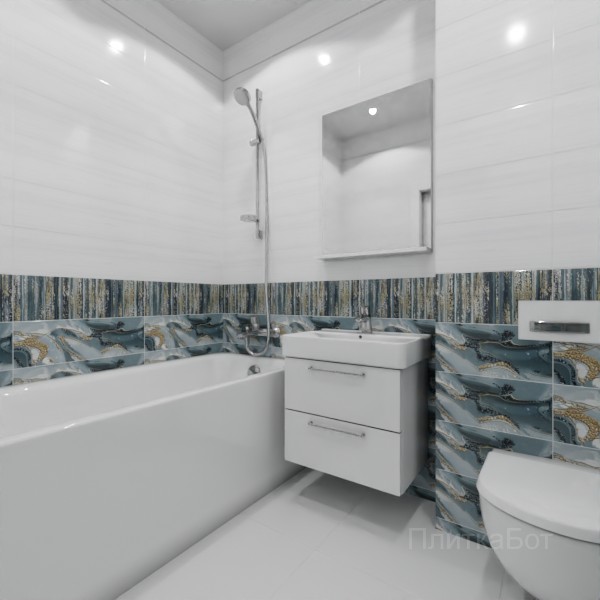 ALMA ceramica 2026, Тори, Низ-верх, декор и полоса №1