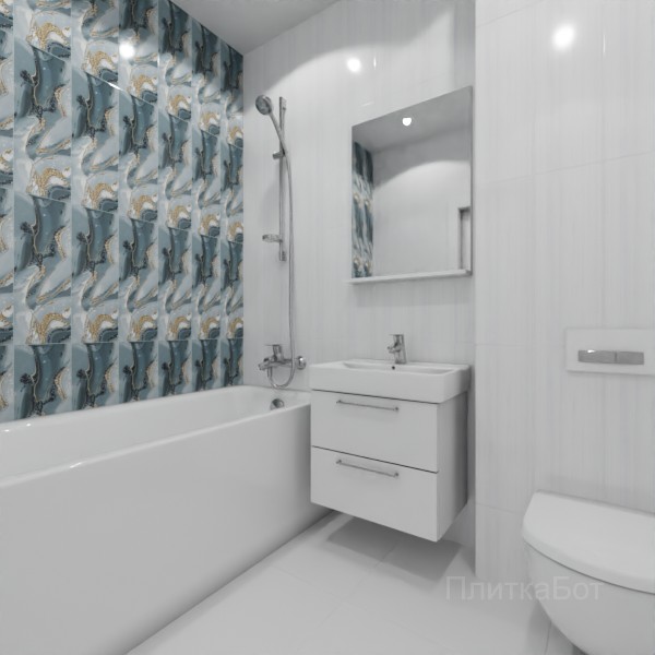 ALMA ceramica 2026, Тори, Контрастные стены вертикально №1