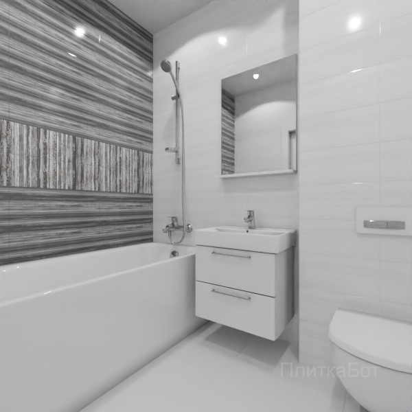 ALMA ceramica 2026, Тори (сер), Два декора над ванной №4