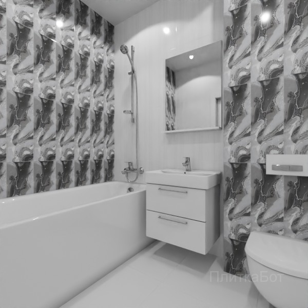 ALMA ceramica 2026, Тори (сер), Контрастные стены вертикально, контраст у инсталляции №1