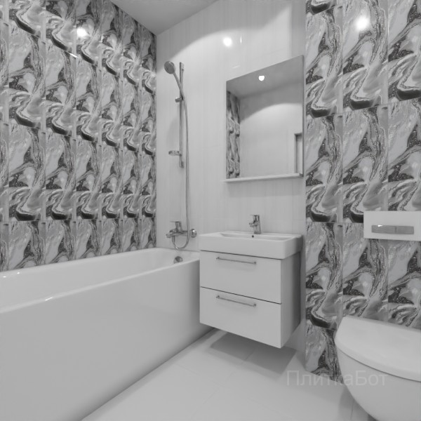 ALMA ceramica 2026, Тори (сер), Контрастные стены вертикально, контраст у инсталляции №2