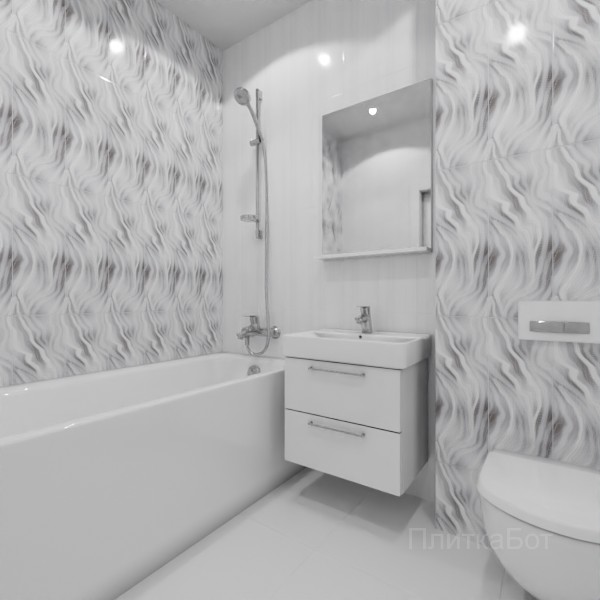 ALMA ceramica 2026, Тори (сер), Контрастные стены вертикально, контраст у инсталляции №3