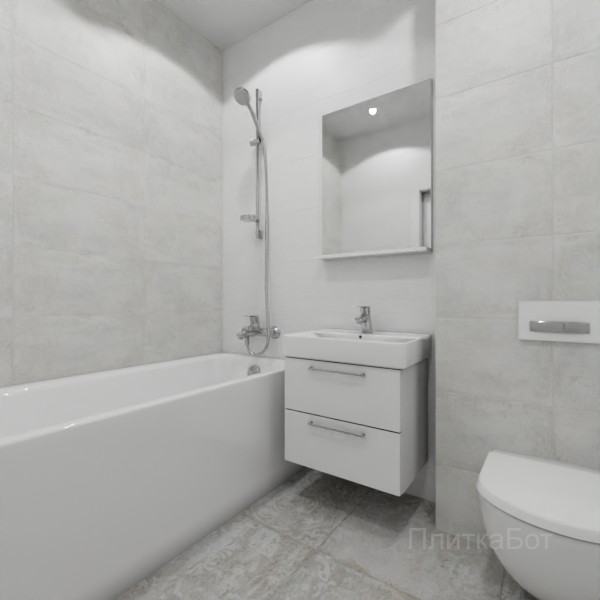 ALMA ceramica 2026, Тотем, Контрастные стены, контраст у инсталляции №24