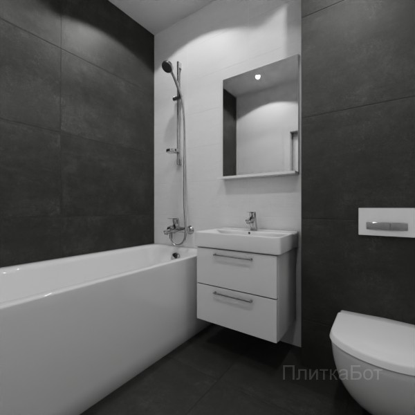 ALMA ceramica 2026, Тотем, Контрастные стены, контраст у инсталляции №33