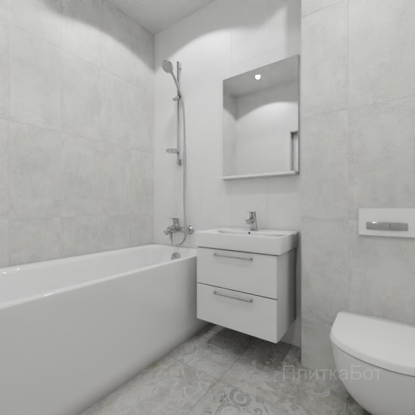 ALMA ceramica 2026, Тотем, Контрастные стены вертикально, контраст у инсталляции №4