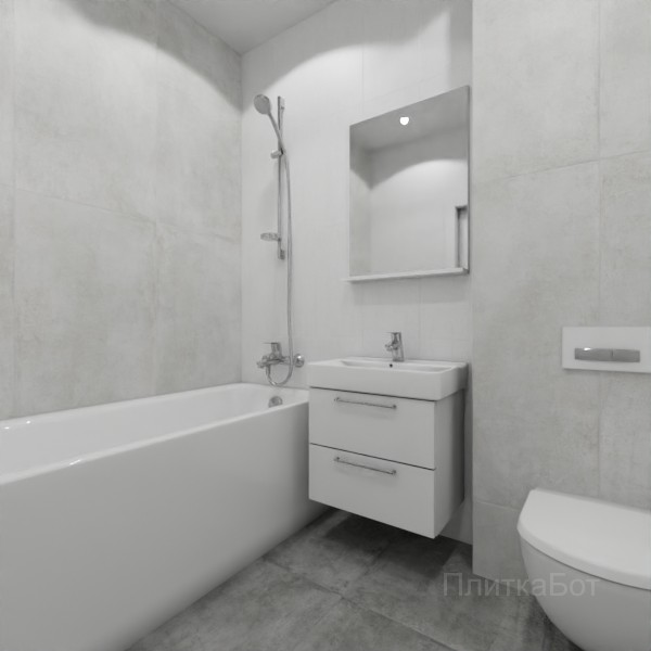 ALMA ceramica 2026, Тотем, Контрастные стены вертикально, контраст у инсталляции №30