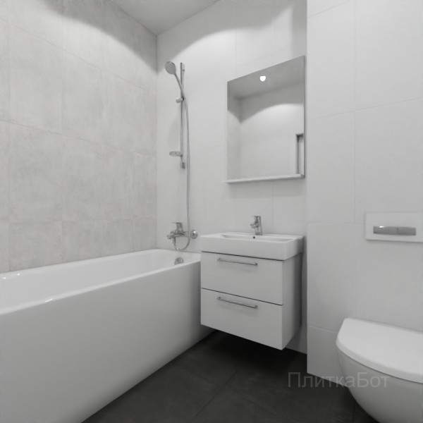 ALMA ceramica 2026, Тотем, Контрастные стены вертикально №3