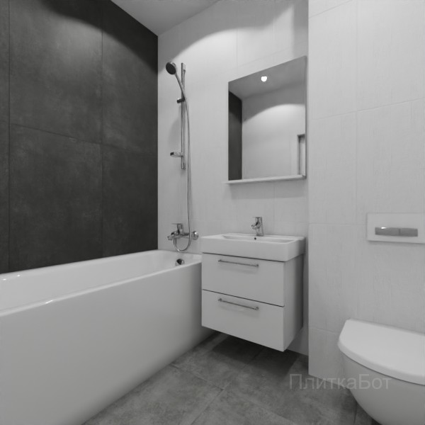 ALMA ceramica 2026, Тотем, Контрастные стены вертикально №30