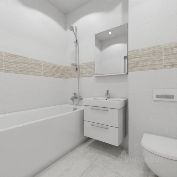 ALMA ceramica 2026, Тотем (беж), Декор по центру №5