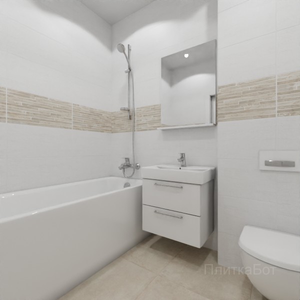 ALMA ceramica 2026, Тотем (беж), Декор по центру №6