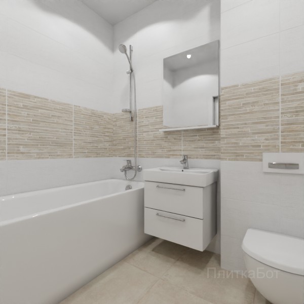 ALMA ceramica 2026, Тотем (беж), Два декора №6