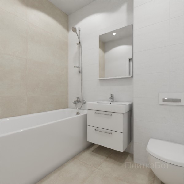 ALMA ceramica 2026, Тотем (беж), Контрастные стены №15