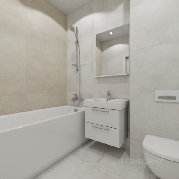 ALMA ceramica 2026, Тотем (беж), Контрастные стены №16