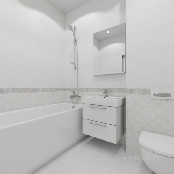 ALMA ceramica 2026, Тревис, Низ-верх и бордюр №1