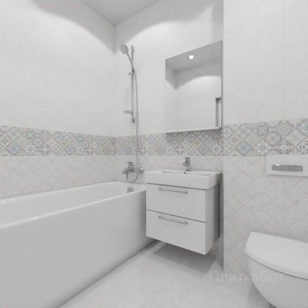 ALMA ceramica 2026, Тревис, Низ-верх и декор №1