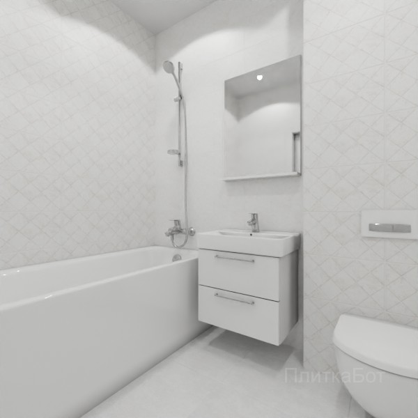 ALMA ceramica 2026, Тревис, Контрастные стены, контраст у инсталляции №1