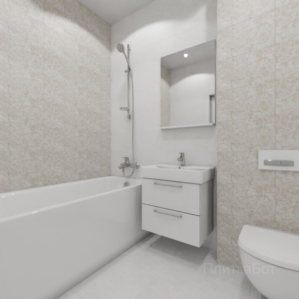 ALMA ceramica 2026, Тревис, Контрастные стены, контраст у инсталляции №3