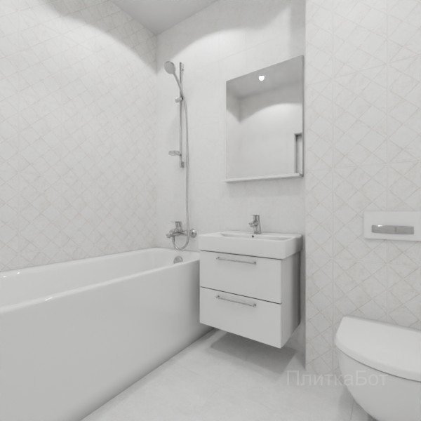 ALMA ceramica 2026, Тревис, Контрастные стены вертикально, контраст у инсталляции №1