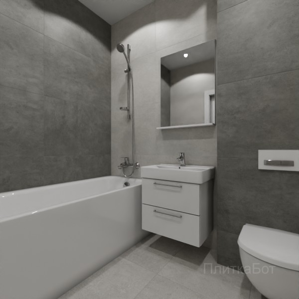 ALMA ceramica 2026, Юнико, Контрастные стены, контраст у инсталляции №1