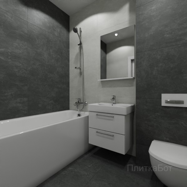 ALMA ceramica 2026, Юнион, Контрастные стены, контраст у инсталляции №2