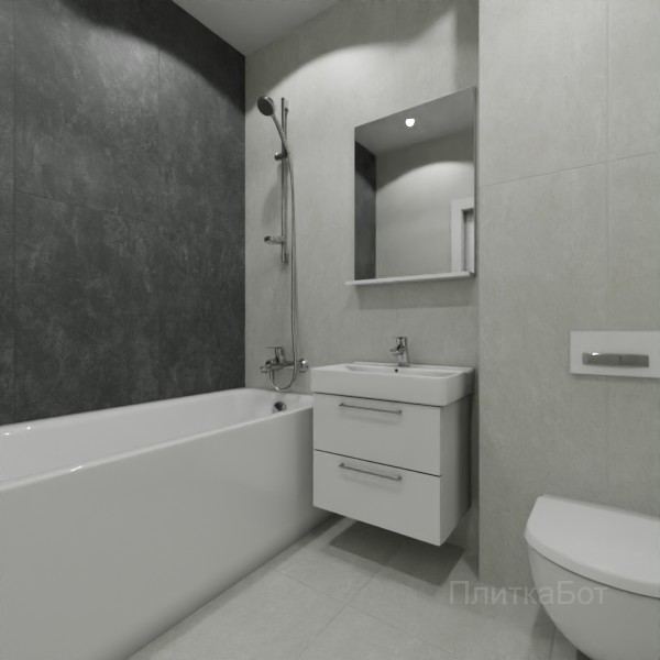 ALMA ceramica 2026, Юнион, Контрастные стены вертикально №1