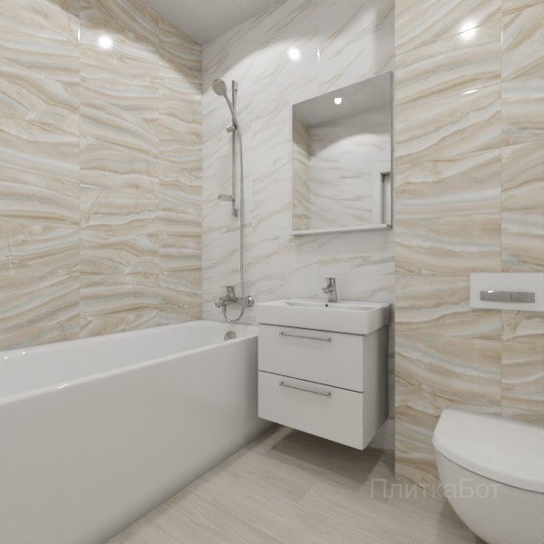 ALMA ceramica 2026, Варадеро, Контрастные стены, контраст у инсталляции, палубная