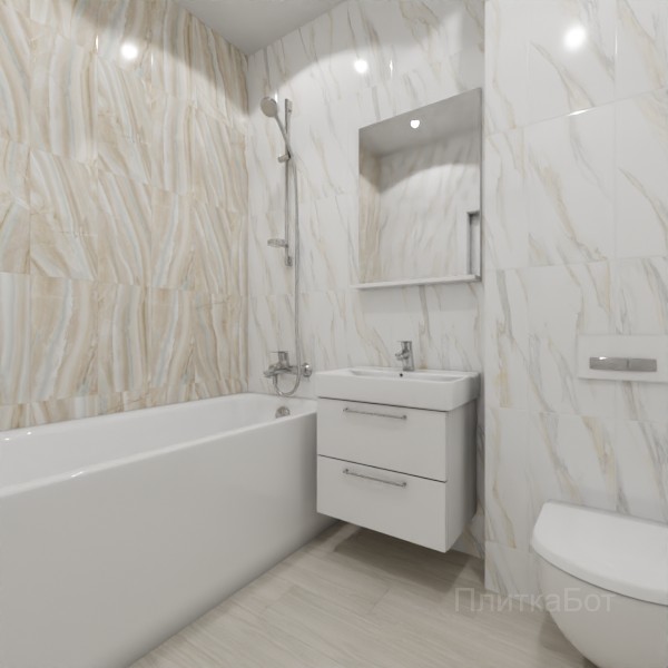 ALMA ceramica 2026, Варадеро, Контрастные стены вертикально, палубная