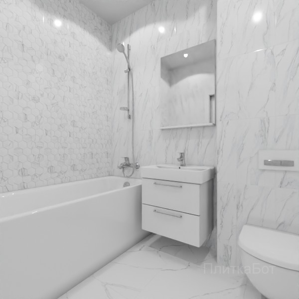 ALMA ceramica 2026, Вегас, Контрастные стены вертикально №1