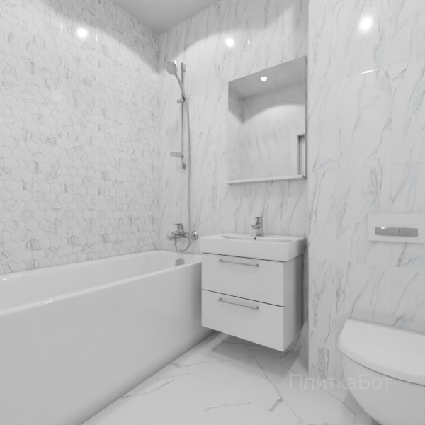 ALMA ceramica 2026, Вегас, Контрастные стены вертикально №2