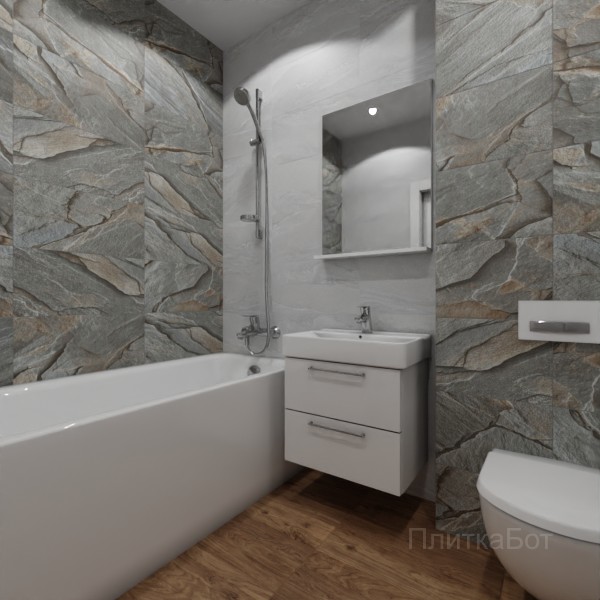 ALMA ceramica 2026, Вертум, Контрастные стены, контраст у инсталляции №2