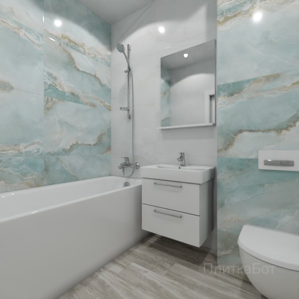 ALMA ceramica 2026, Вествуд, Контрастные стены, контраст у инсталляции, палубная №2