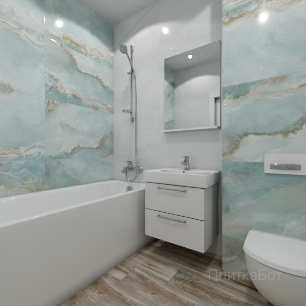 ALMA ceramica 2026, Вествуд, Контрастные стены, контраст у инсталляции, палубная №3