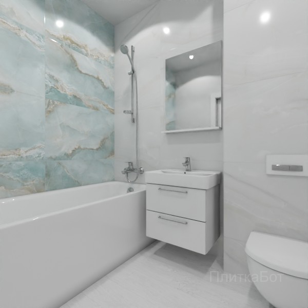 ALMA ceramica 2026, Вествуд, Контрастные стены, палубная №1