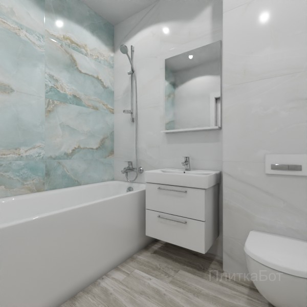 ALMA ceramica 2026, Вествуд, Контрастные стены, палубная №2