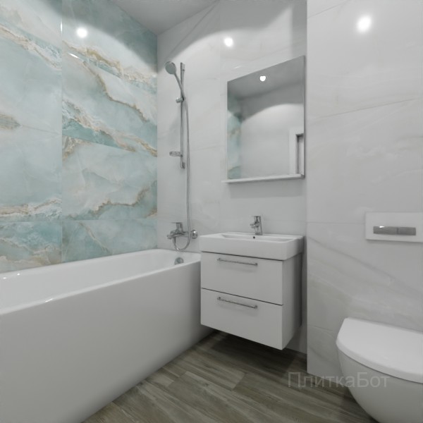 ALMA ceramica 2026, Вествуд, Контрастные стены, палубная №4