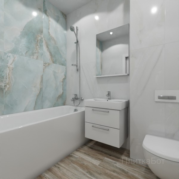 ALMA ceramica 2026, Вествуд, Контрастные стены вертикально, палубная №3