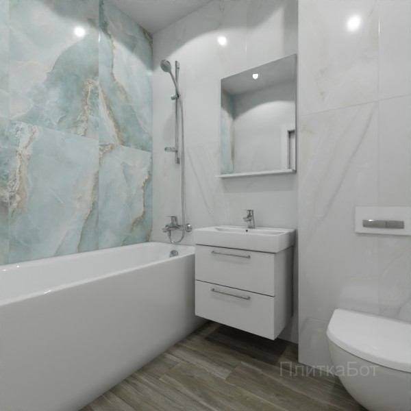 ALMA ceramica 2026, Вествуд, Контрастные стены вертикально, палубная №4