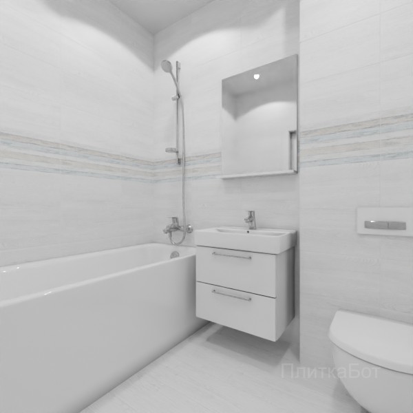 ALMA ceramica 2026, Вуд, Декор по центру, палубная №2