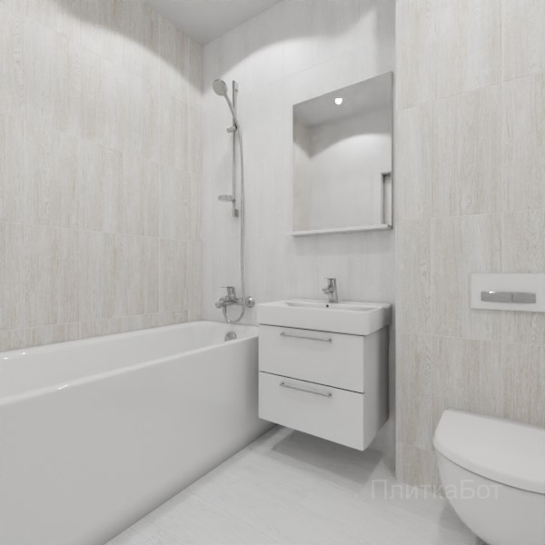 ALMA ceramica 2026, Вуд, Контрастные стены вертикально, контраст у инсталляции, палубная