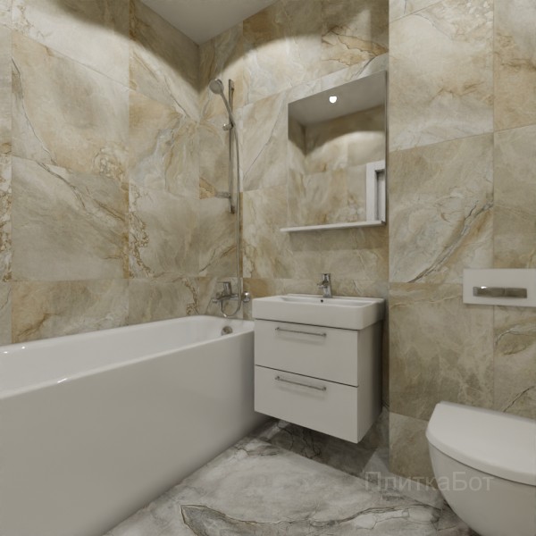 ALMA ceramica 2026, Вулкано, Без декора №3
