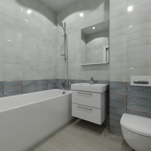 Gracia Ceramica, Antonetti (синий), Низ-верх № 3