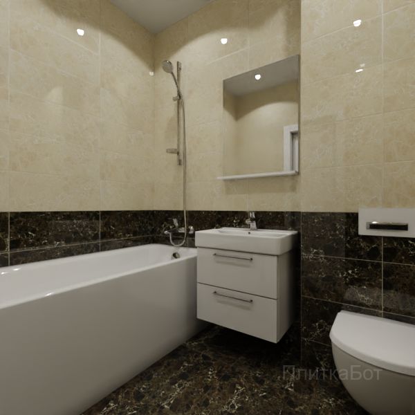 Gracia Ceramica, Bohemia (коричневый), Низ-верх
