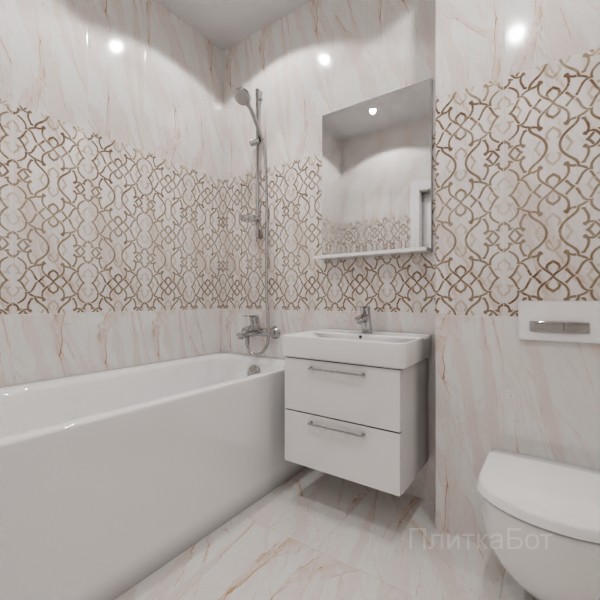 Gracia Ceramica, Chateau, Декор по центру № 2