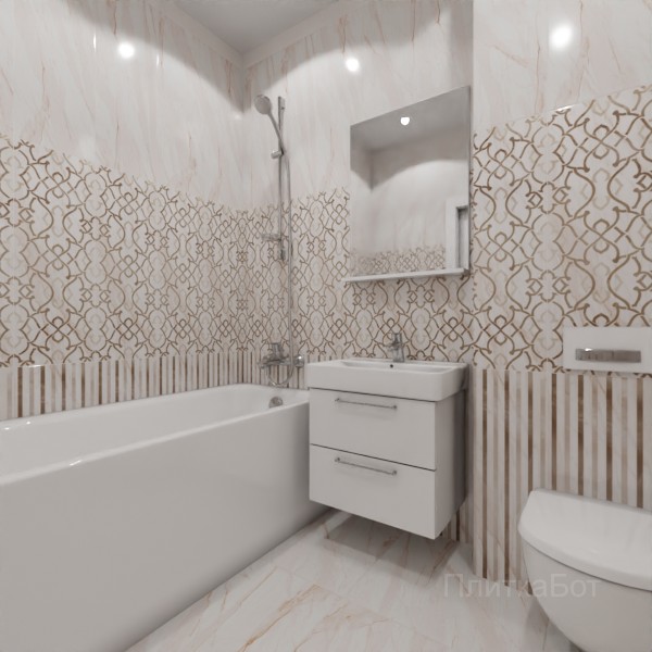 Gracia Ceramica, Chateau, Низ-верх и декор № 2