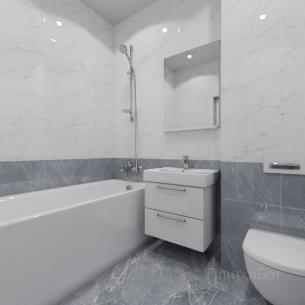 Gracia Ceramica, Elegance (серый), Низ-верх № 1