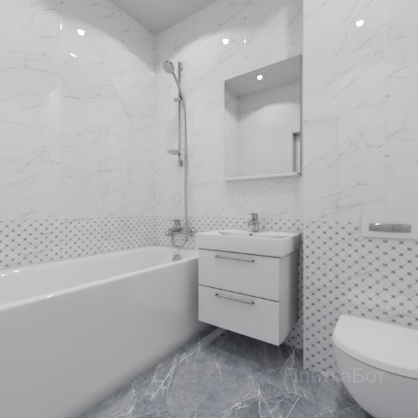 Gracia Ceramica, Elegance (серый), Низ-верх № 2